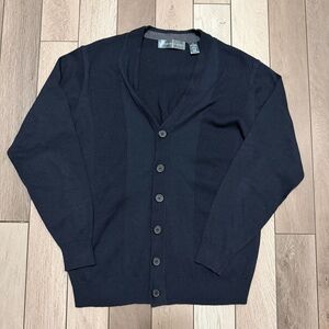 Oscar de la Renta Navy Cardigan Sweater